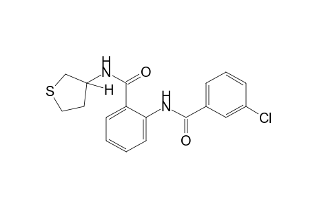 3-chloro-N'-(tetrahydro-3-thienyl)-N,2'-bibenzamide