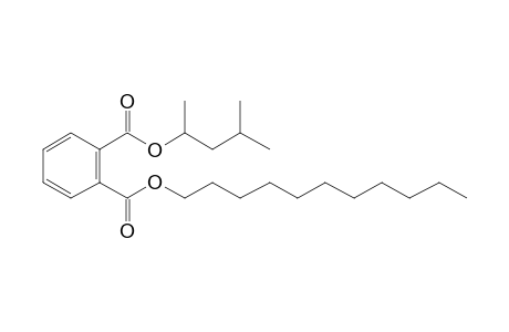 Phthalic acid, 4-methylpent-2-yl undecyl ester