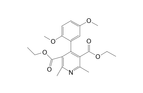 4-(2,5-dimethoxyphenyl)-2,6-dimethyl-pyridine-3,5-dicarboxylic acid diethyl ester