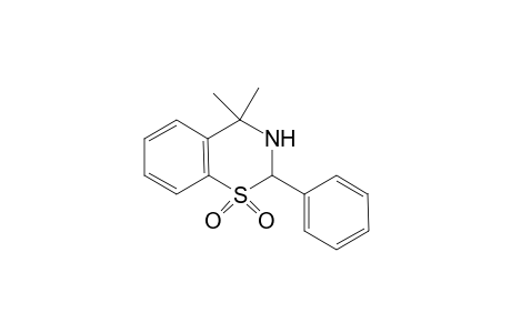 3,4-Dihydro-4,4-dimethyl-2-phenyl-1,3-2H-benzothiazine 1,1-dioxide