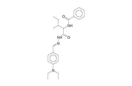 N-[1-(((2Z)-2-[4-(Diethylamino)benzylidene]hydrazino)carbonyl)-2-methylbutyl]benzamide