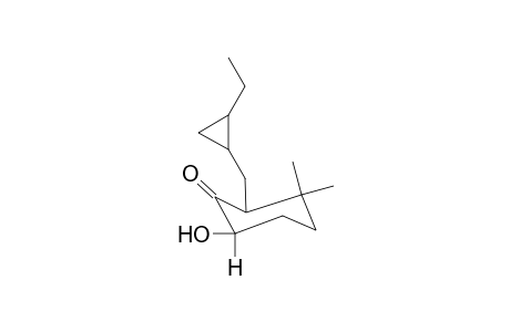 2-[2-(Ethylcyclopropyl)methyl]-3,3,dimethyl-6-hydroxycyclohexanone