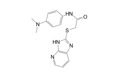 N-[4-(dimethylamino)phenyl]-2-(3H-imidazo[4,5-b]pyridin-2-ylsulfanyl)acetamide