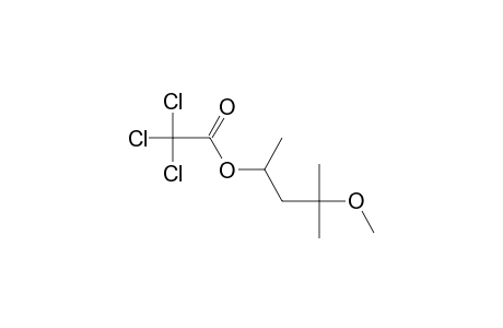 trichloroacetic acid, 4-methoxy-4-methyl-2-pentyl ester