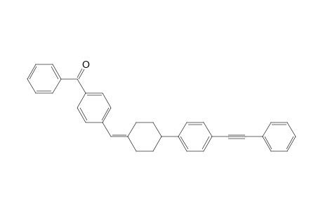 (+-)-1-[(p-Benzoylphenyl)methylene]-4-[4'-(phenylethynyl)phenyl]cyclohexane