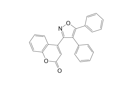 3-(2-Oxo-2H-1]benzopyran-4'-yl)-4,5-diphenylisoxazole