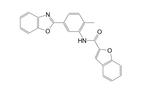 N-[5-(1,3-benzoxazol-2-yl)-2-methylphenyl]-1-benzofuran-2-carboxamide