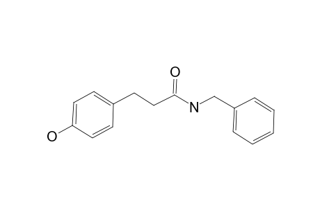 3-(4-Hydroxyphenyl)-N-benzylpropionamide