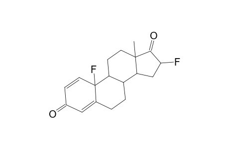 Estra-1,4-diene-3,17-dione, 10,16.alpha.-difluoro-