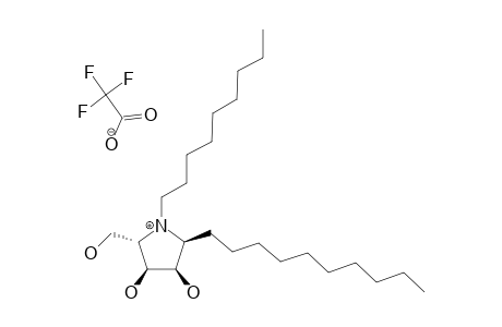 #8C;1-BETA-NONYL-N-NONYL-1,4-DIDEOXY-1,4-IMINO-L-RIBITOL-TRIFLUOROACETATE-SALT;(1S,2R,3S,4S)-1-NONYL-N-NONYL-2,3-DIOL-4-HYDROXYMETHYL-1-PYRROLIDINE-TRIFLUOROAC