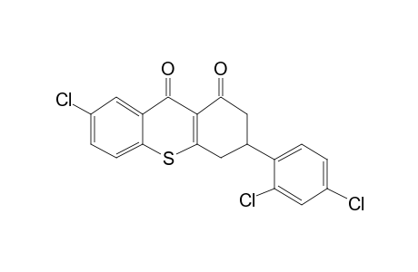 7-Chloro-3-[2,4-dichlorophenyl]-3,4-dihydro-1H-thioxanthene-1,9(2H)-dioone