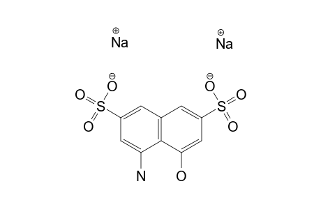 4-Amino-5-hydroxy-2,7-naphthalenedisulfonic acid disodium salt