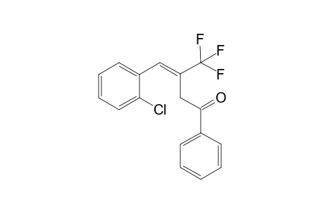 (E)-4-(2-chlorophenyl)-1-phenyl-3-(trifluoromethyl)but-3-en-1-one