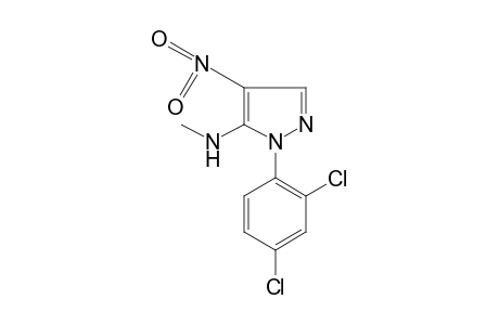 1-(2,4-DICHLOROPHENYL)-5-(METHYLAMINO)-4-NITROPYRAZOLE