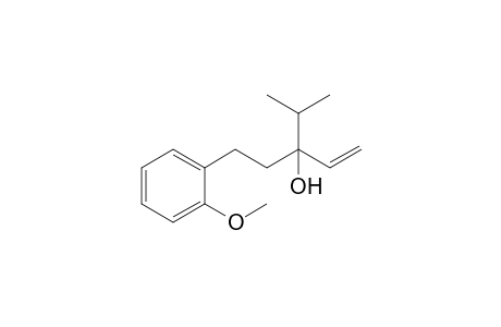 3-[2-(2-methoxyphenyl)ethyl]-4-methyl-1-penten-3-ol