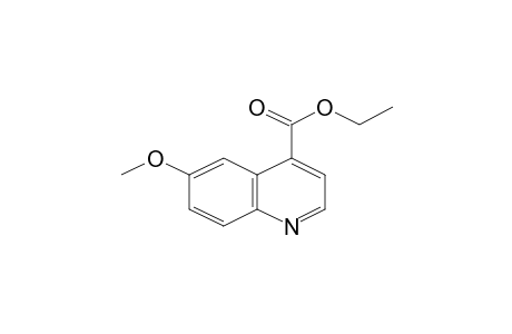 Quinoline-4-carboxylic acid, 6-methoxy-, ethyl ester