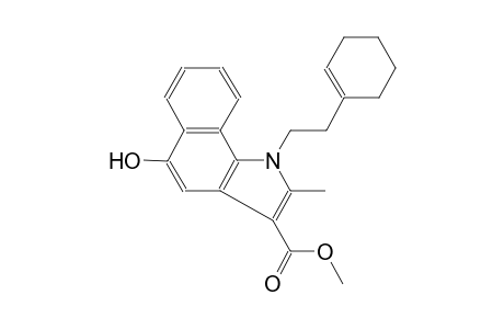 1-(2-Cyclohex-1-enyl-ethyl)-5-hydroxy-2-methyl-1H-benzo[g]indole-3-carboxylic acid methyl ester