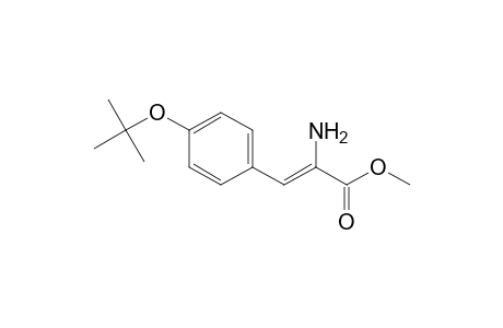 2-Propenoic acid, 2-amino-3-[4-(1,1-dimethylethoxy)phenyl]-, methyl ester, (Z)-