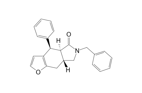 (4RS,4aSR,7aSR)-6-Benzyl-4-phenyl-4,4a,6,7,7a,8-hexahydro-5H-furo[2,3-f]isoindol-5-one