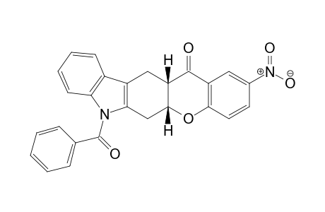 (5aR,12aS)-7-Benzoyl-5-nitro-6,7,12,12a-tetrahydrochromeno[2,3-b]carbazol-13(5aH)-one