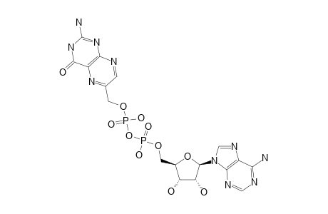 p(1)-(6-Hydroxymethylpterin)-p(2)-(5'-adenosyl)-diphosphate;HP2A