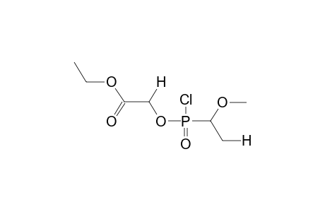 ETHOXYCARBONYLMETHYL 1-METHOXYETHYLCHLOROPHOSPHONATE