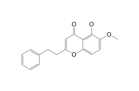 5-HYDROXY-6-METHOXY-2-(2-PHENYLETHYL)-CHROMONE