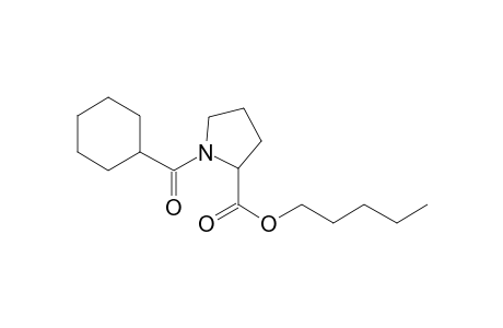 L-Proline, N-(cyclohexanecarbonyl)-, pentyl ester