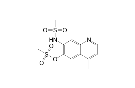 6-(Mesyloxy)-7-(methanesulfonamido)-4-methylquinoline