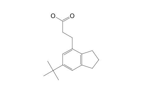 3-(6-TERT.-BUTYL-4-INDANYL)-PROPANSAEURE