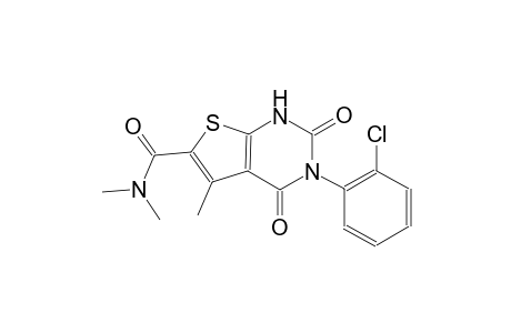 thieno[2,3-d]pyrimidine-6-carboxamide, 3-(2-chlorophenyl)-1,2,3,4-tetrahydro-N,N,5-trimethyl-2,4-dioxo-