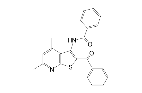 benzamide, N-(2-benzoyl-4,6-dimethylthieno[2,3-b]pyridin-3-yl)-