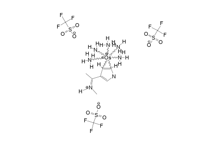 [4,5-ETA(2)-[OS(NH3)5]-6-METHYL-6-(METHYLAMINO)-2-AZAFULVENIUM]-(OTF)3