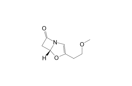 (5R)-3-(2-Methoxyethyl)-4-oxa-1-azabicyclo(3.2.0)hept-2-en-7-one