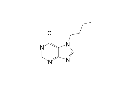 6-Chloropurine, N-(N-butyl)-