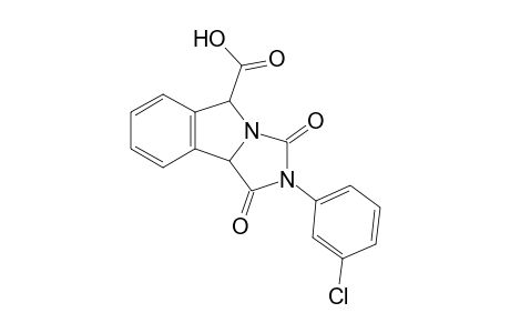 2-(m-chlorophenyl)-1,3-dioxo-2,3,5,9b-tetrahydro-1H-imidazo[5,1-a]isoindole-5-carboxylic acid