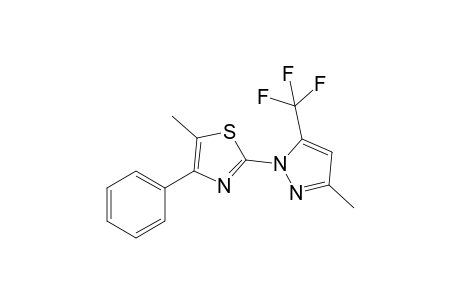 5-Methyl-2-[3-methyl-5-(trifluoromethyl)-1-pyrazolyl]-4-phenylthiazole