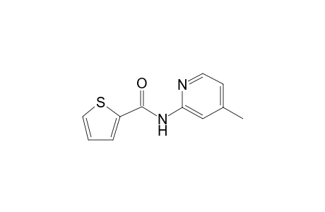 N-(4-methyl-2-pyridinyl)-2-thiophenecarboxamide