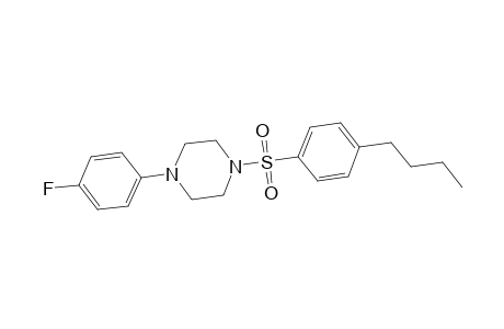 1-[(4-Butylphenyl)sulfonyl]-4-(4-fluorophenyl)piperazine