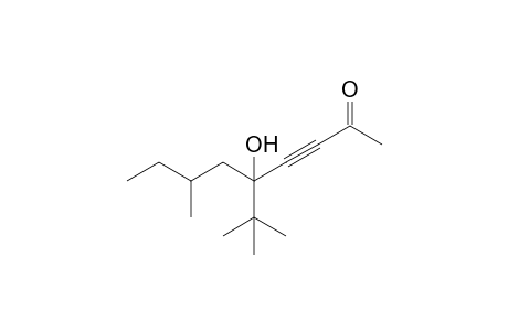 5-tert-Butyl-5-hydroxy-7-methylnon-3-yn-2-one