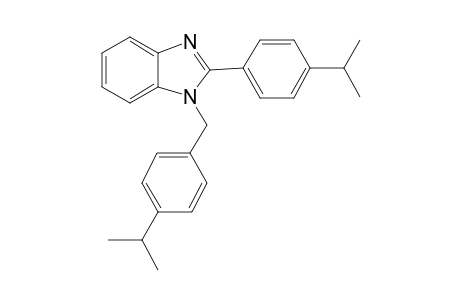 1H-1,3-Benzimidazole, 2-[4-(1-methylethyl)phenyl]-1-[[4-(1-methylethyl)phenyl]methyl]-