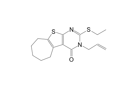 3-allyl-2-(ethylsulfanyl)-3,5,6,7,8,9-hexahydro-4H-cyclohepta[4,5]thieno[2,3-d]pyrimidin-4-one