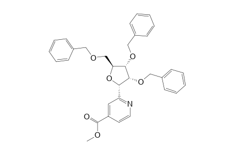 METHYL-2-(2',3',5'-TRI-O-BENZYL-D-RIBOFURANOSYL)-ISONICOTINATE