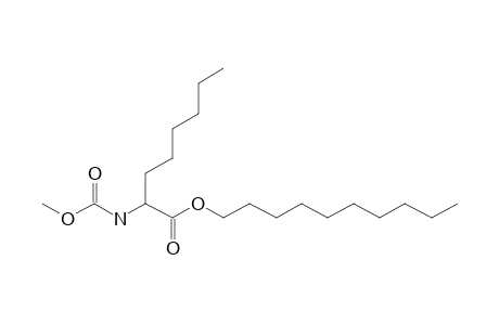 2-Aminocaprylic acid, N-methoxycarbonyl-, decyl ester