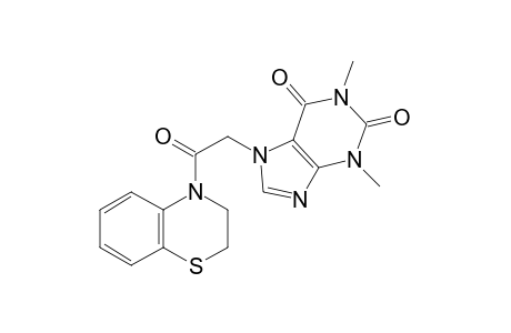 7-{[(3,4-dihydro-2H-1,4-benzothiazin-4-yl)carbonyl]methyl}theophylline