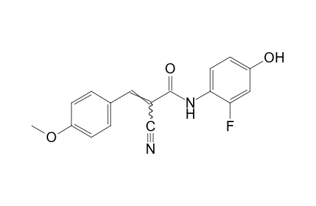 alpha-cyano-2'-fluoro-4'-hydroxy-4-methoxycinnamanilide