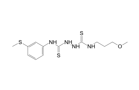 2,5-dithio-1-(3-methoxypropyl)-6-[m-(methylthio)phenyl]biurea