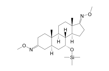 7.ALPHA.-[(TRIMETHYLSILYL)OXY]-5.ALPHA.-ANDROSTAN-3,17-DIONE(3,17-DI-O-METHYLOXIME)