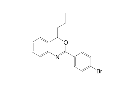 2-(4-bromophenyl)-4-propyl-4H-3,1-benzoxazine