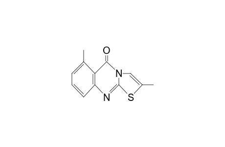 5H-Thiazolo[2,3-b]quinazolin-5-one, 2,6-dimethyl-